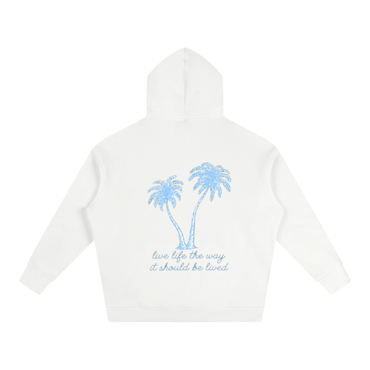 Palm hoodie(blue)