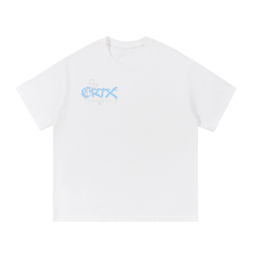 Blue palm shirt