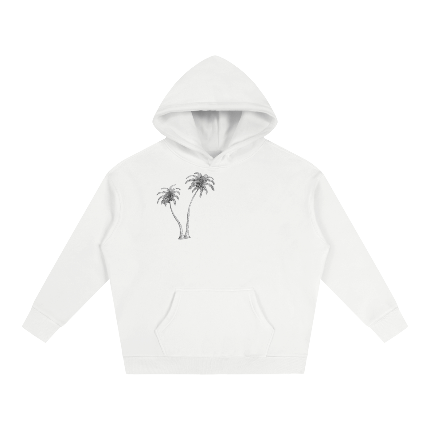 Oversize Fleeced Palm hoodie